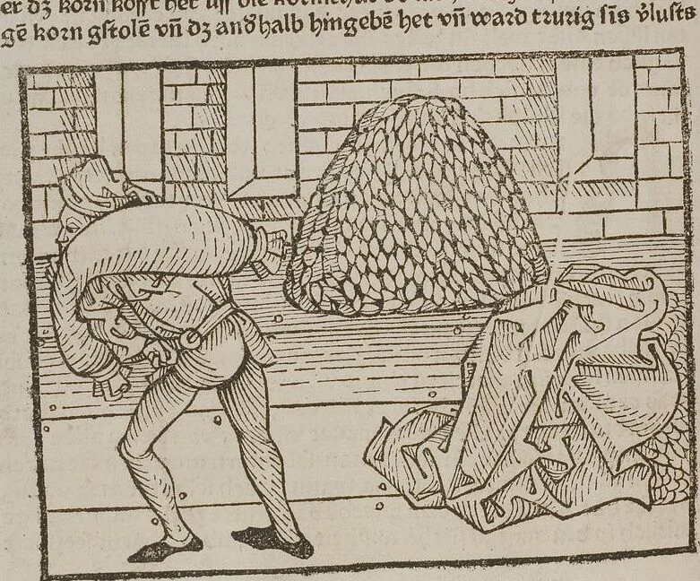 An illustration from Johann Lange ; Giovanni Boccaccio (Druck) ; Johannes Adelphus (Druck) ; Thomas Lirer (Druck) ; Johannes de Capua (Druck) ; Jacobus de Cessolis (Druck), leaf 410