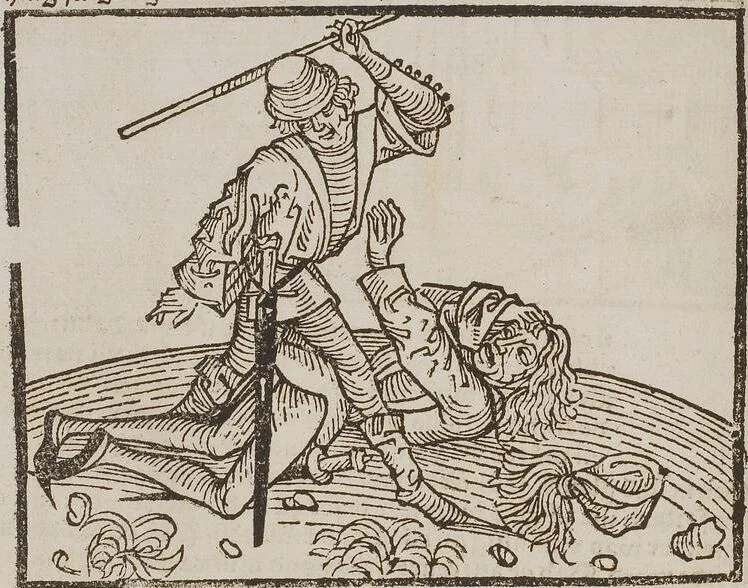An illustration from Johann Lange ; Giovanni Boccaccio (Druck) ; Johannes Adelphus (Druck) ; Thomas Lirer (Druck) ; Johannes de Capua (Druck) ; Jacobus de Cessolis (Druck), leaf 418