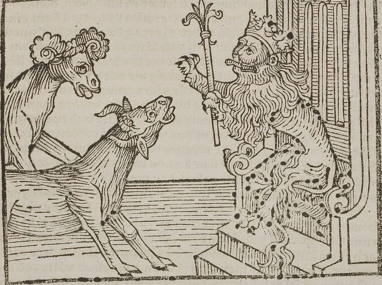 An illustration from Johann Lange ; Giovanni Boccaccio (Druck) ; Johannes Adelphus (Druck) ; Thomas Lirer (Druck) ; Johannes de Capua (Druck) ; Jacobus de Cessolis (Druck), leaf 431