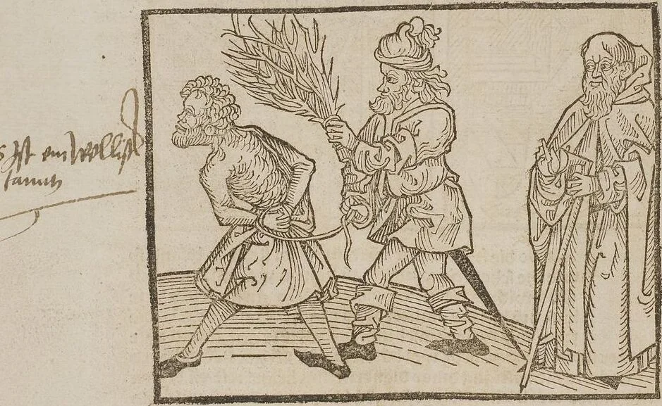 An illustration from Johann Lange ; Giovanni Boccaccio (Druck) ; Johannes Adelphus (Druck) ; Thomas Lirer (Druck) ; Johannes de Capua (Druck) ; Jacobus de Cessolis (Druck), leaf 438