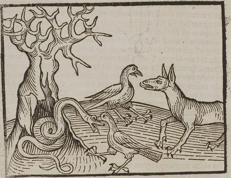 An illustration from Johann Lange ; Giovanni Boccaccio (Druck) ; Johannes Adelphus (Druck) ; Thomas Lirer (Druck) ; Johannes de Capua (Druck) ; Jacobus de Cessolis (Druck), leaf 440