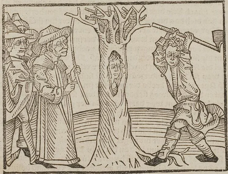 An illustration from Johann Lange ; Giovanni Boccaccio (Druck) ; Johannes Adelphus (Druck) ; Thomas Lirer (Druck) ; Johannes de Capua (Druck) ; Jacobus de Cessolis (Druck), leaf 467
