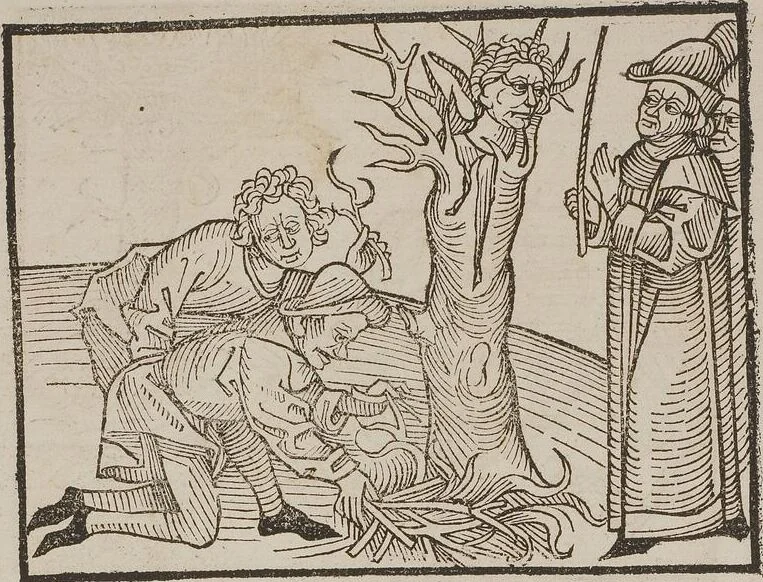 An illustration from Johann Lange ; Giovanni Boccaccio (Druck) ; Johannes Adelphus (Druck) ; Thomas Lirer (Druck) ; Johannes de Capua (Druck) ; Jacobus de Cessolis (Druck), leaf 470