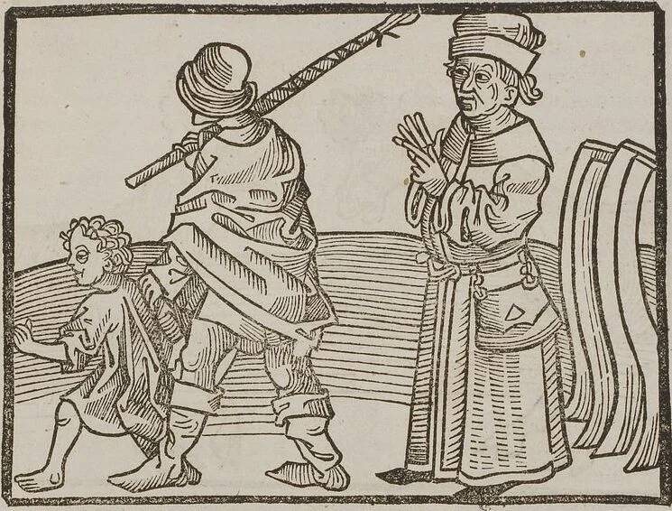 An illustration from Johann Lange ; Giovanni Boccaccio (Druck) ; Johannes Adelphus (Druck) ; Thomas Lirer (Druck) ; Johannes de Capua (Druck) ; Jacobus de Cessolis (Druck), leaf 473