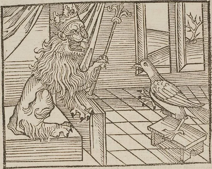 An illustration from Johann Lange ; Giovanni Boccaccio (Druck) ; Johannes Adelphus (Druck) ; Thomas Lirer (Druck) ; Johannes de Capua (Druck) ; Jacobus de Cessolis (Druck), leaf 524