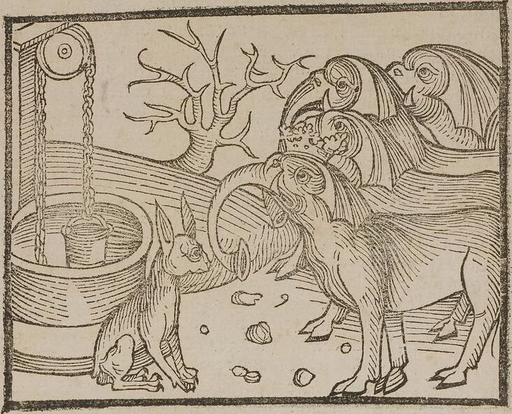 An illustration from Johann Lange ; Giovanni Boccaccio (Druck) ; Johannes Adelphus (Druck) ; Thomas Lirer (Druck) ; Johannes de Capua (Druck) ; Jacobus de Cessolis (Druck), leaf 526