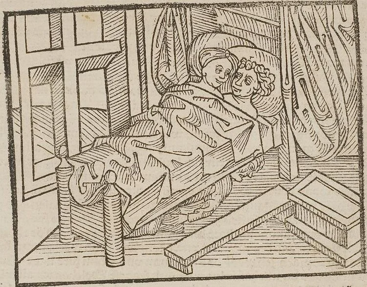 An illustration from Johann Lange ; Giovanni Boccaccio (Druck) ; Johannes Adelphus (Druck) ; Thomas Lirer (Druck) ; Johannes de Capua (Druck) ; Jacobus de Cessolis (Druck), leaf 536