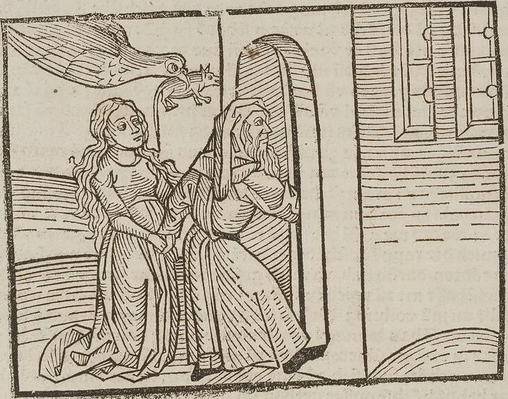 An illustration from Johann Lange ; Giovanni Boccaccio (Druck) ; Johannes Adelphus (Druck) ; Thomas Lirer (Druck) ; Johannes de Capua (Druck) ; Jacobus de Cessolis (Druck), leaf 538