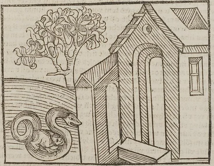 An illustration from Johann Lange ; Giovanni Boccaccio (Druck) ; Johannes Adelphus (Druck) ; Thomas Lirer (Druck) ; Johannes de Capua (Druck) ; Jacobus de Cessolis (Druck), leaf 543