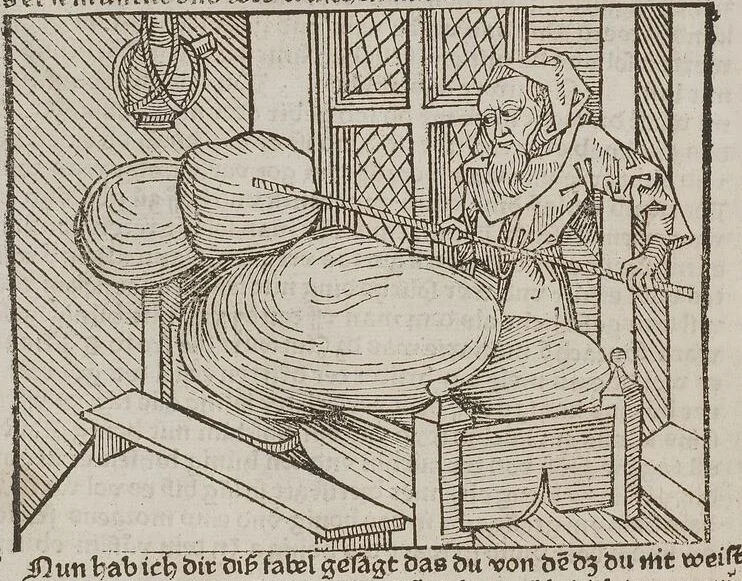 An illustration from Johann Lange ; Giovanni Boccaccio (Druck) ; Johannes Adelphus (Druck) ; Thomas Lirer (Druck) ; Johannes de Capua (Druck) ; Jacobus de Cessolis (Druck), leaf 554