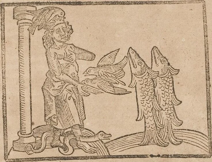An illustration from Johann Lange ; Giovanni Boccaccio (Druck) ; Johannes Adelphus (Druck) ; Thomas Lirer (Druck) ; Johannes de Capua (Druck) ; Jacobus de Cessolis (Druck), leaf 569