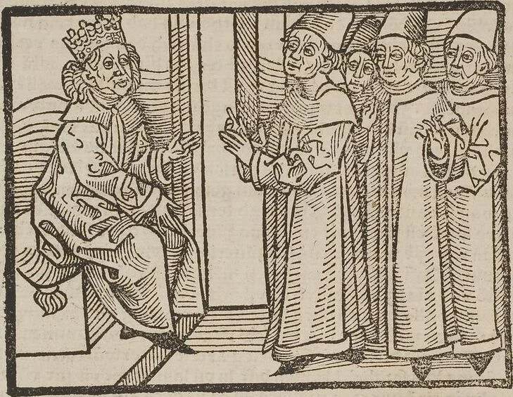 An illustration from Johann Lange ; Giovanni Boccaccio (Druck) ; Johannes Adelphus (Druck) ; Thomas Lirer (Druck) ; Johannes de Capua (Druck) ; Jacobus de Cessolis (Druck), leaf 572