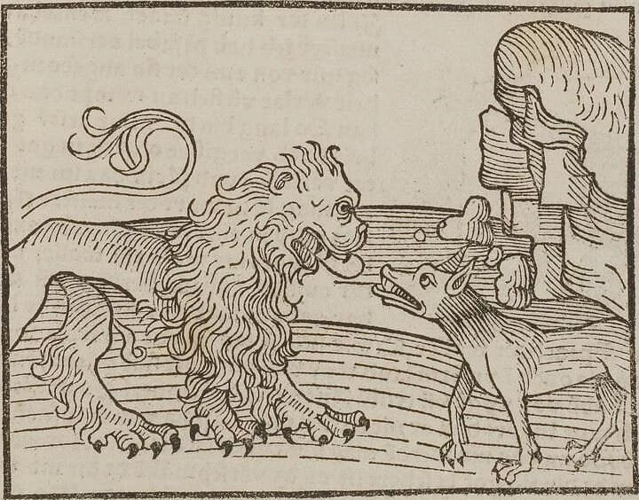 An illustration from Johann Lange ; Giovanni Boccaccio (Druck) ; Johannes Adelphus (Druck) ; Thomas Lirer (Druck) ; Johannes de Capua (Druck) ; Jacobus de Cessolis (Druck), leaf 589