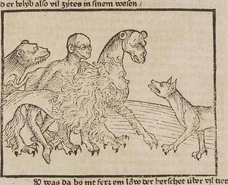 An illustration from Johann Lange ; Giovanni Boccaccio (Druck) ; Johannes Adelphus (Druck) ; Thomas Lirer (Druck) ; Johannes de Capua (Druck) ; Jacobus de Cessolis (Druck), leaf 593