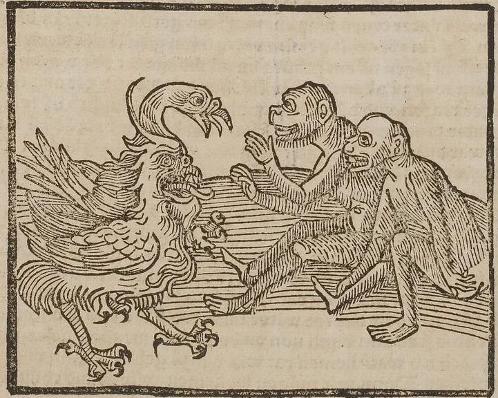 An illustration from Johann Lange ; Giovanni Boccaccio (Druck) ; Johannes Adelphus (Druck) ; Thomas Lirer (Druck) ; Johannes de Capua (Druck) ; Jacobus de Cessolis (Druck), leaf 615
