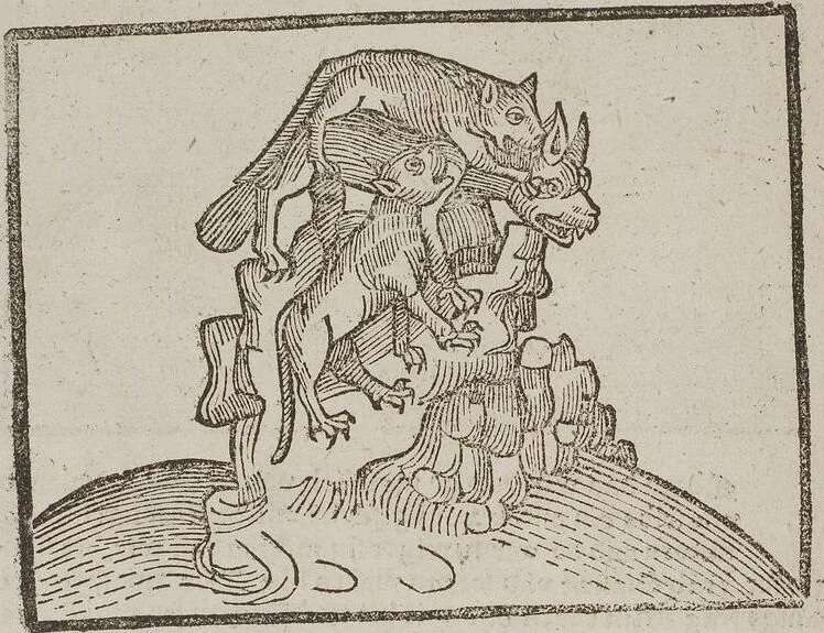 An illustration from Johann Lange ; Giovanni Boccaccio (Druck) ; Johannes Adelphus (Druck) ; Thomas Lirer (Druck) ; Johannes de Capua (Druck) ; Jacobus de Cessolis (Druck), leaf 618