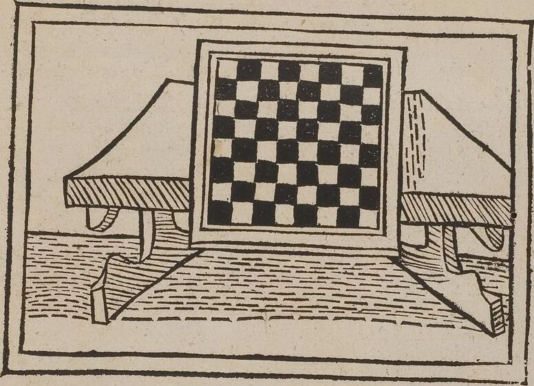 An illustration from Johann Lange ; Giovanni Boccaccio (Druck) ; Johannes Adelphus (Druck) ; Thomas Lirer (Druck) ; Johannes de Capua (Druck) ; Jacobus de Cessolis (Druck), leaf 625