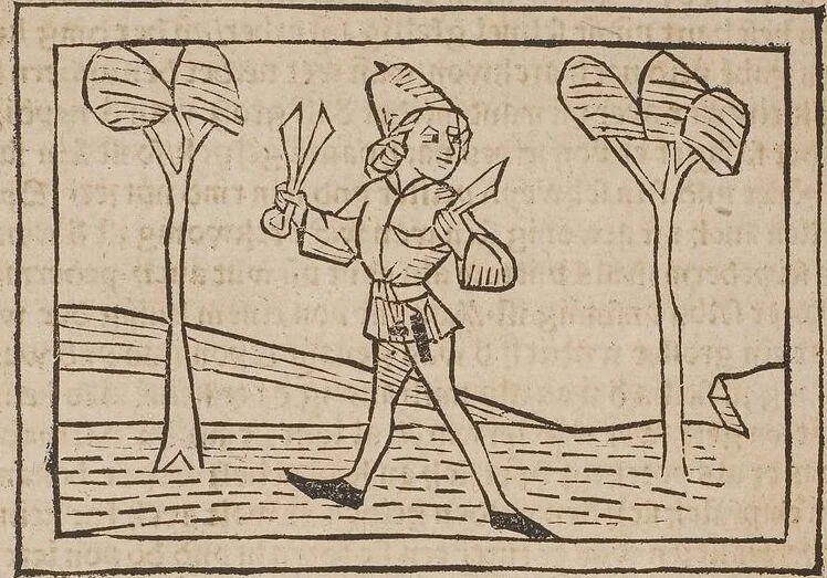 An illustration from Johann Lange ; Giovanni Boccaccio (Druck) ; Johannes Adelphus (Druck) ; Thomas Lirer (Druck) ; Johannes de Capua (Druck) ; Jacobus de Cessolis (Druck), leaf 668