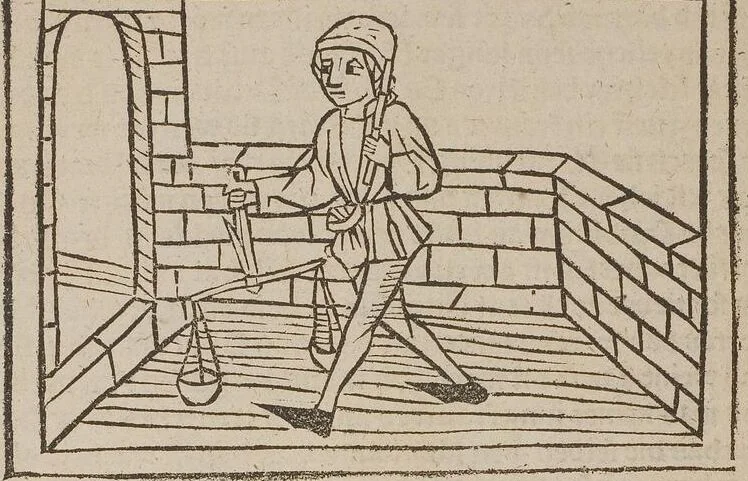 An illustration from Johann Lange ; Giovanni Boccaccio (Druck) ; Johannes Adelphus (Druck) ; Thomas Lirer (Druck) ; Johannes de Capua (Druck) ; Jacobus de Cessolis (Druck), leaf 674