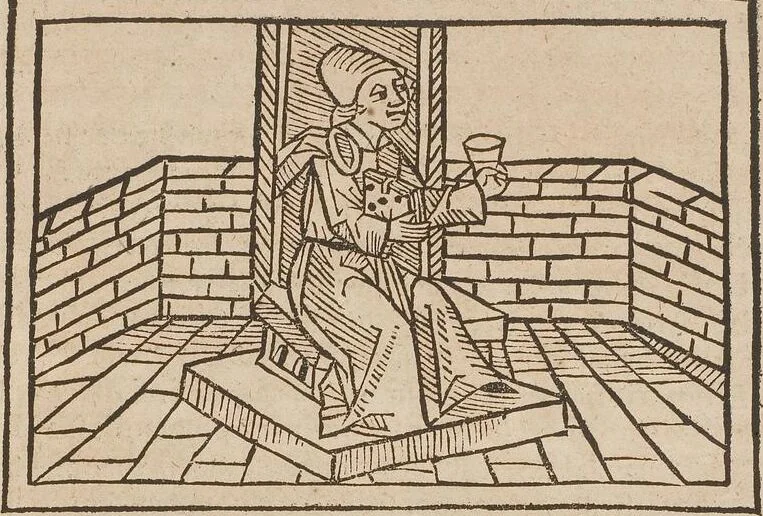 An illustration from Johann Lange ; Giovanni Boccaccio (Druck) ; Johannes Adelphus (Druck) ; Thomas Lirer (Druck) ; Johannes de Capua (Druck) ; Jacobus de Cessolis (Druck), leaf 679