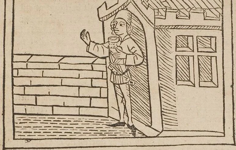 An illustration from Johann Lange ; Giovanni Boccaccio (Druck) ; Johannes Adelphus (Druck) ; Thomas Lirer (Druck) ; Johannes de Capua (Druck) ; Jacobus de Cessolis (Druck), leaf 683