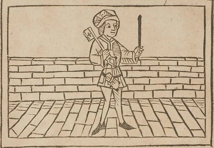 An illustration from Johann Lange ; Giovanni Boccaccio (Druck) ; Johannes Adelphus (Druck) ; Thomas Lirer (Druck) ; Johannes de Capua (Druck) ; Jacobus de Cessolis (Druck), leaf 686