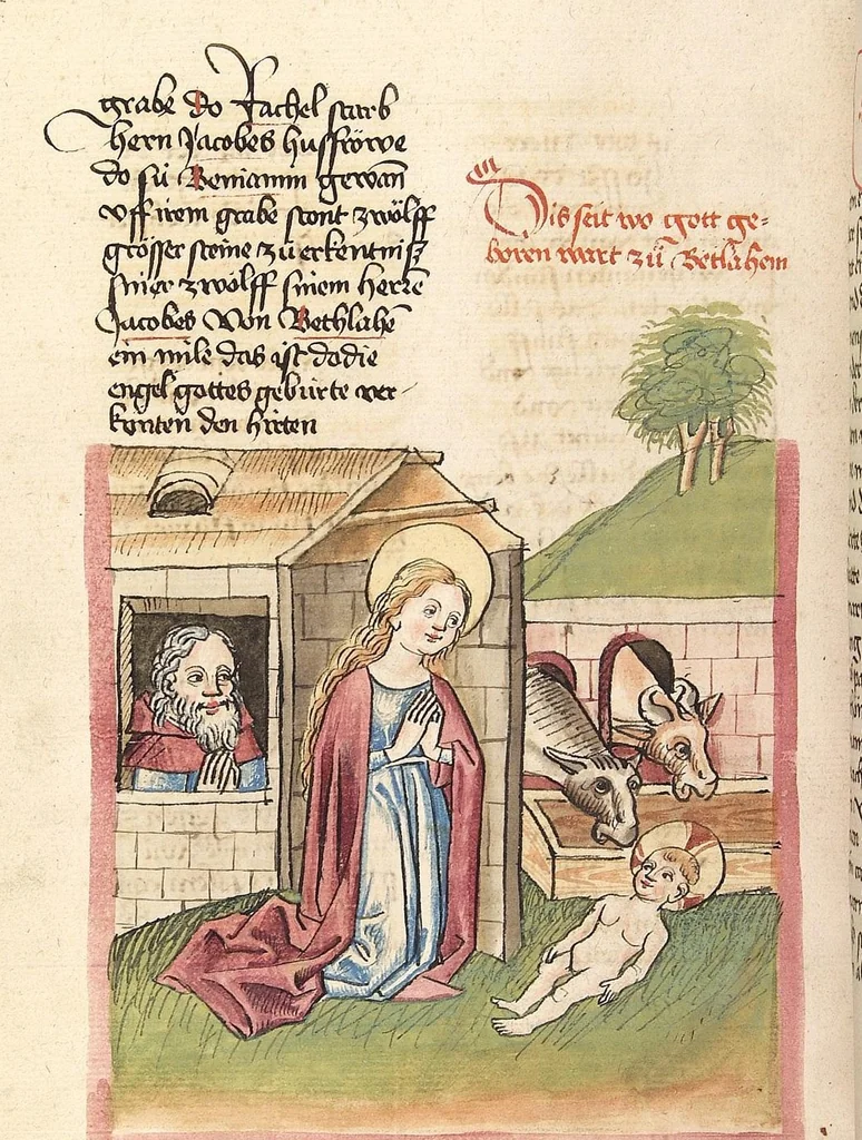 An illustration from Chronicon pontificum et imperatorum, deutsch, 1460, leaf 258