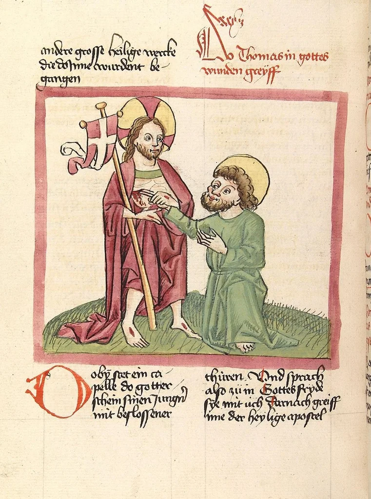 An illustration from Chronicon pontificum et imperatorum, deutsch, 1460, leaf 274