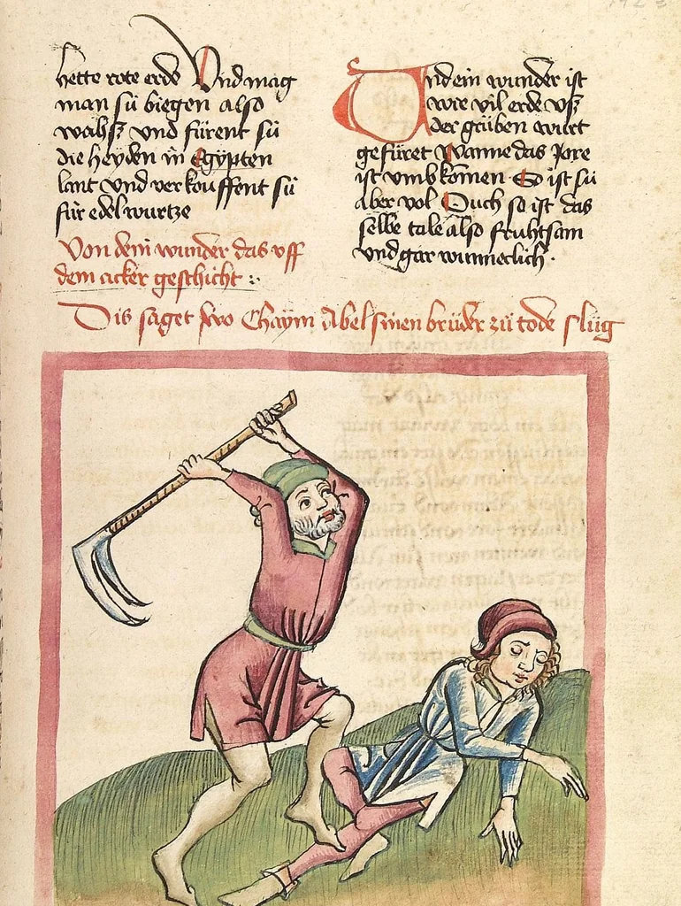 An illustration from Chronicon pontificum et imperatorum, deutsch, 1460, leaf 277