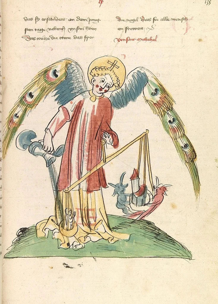 An illustration from "Elsässische Legenda Aurea", 1419, leaf 285