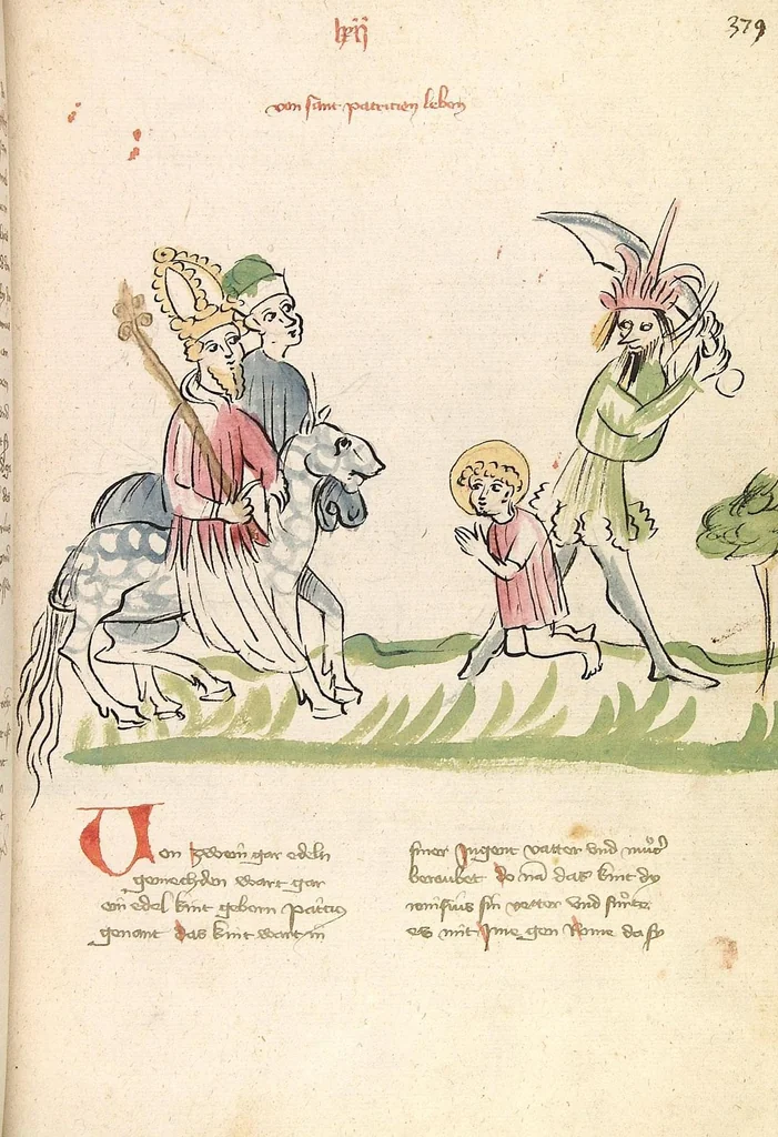 An illustration from "Elsässische Legenda Aurea", 1419, leaf 781