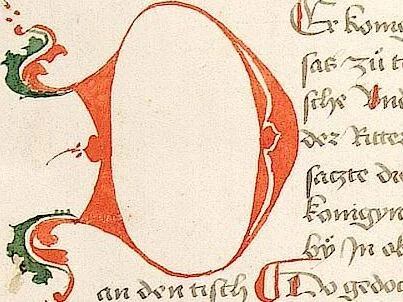 An illustration from Historia septem sapientum, dt. ; Martinus Oppaviensis: Chronicon pontificum et imperatorum, dt., 1450, leaf 173