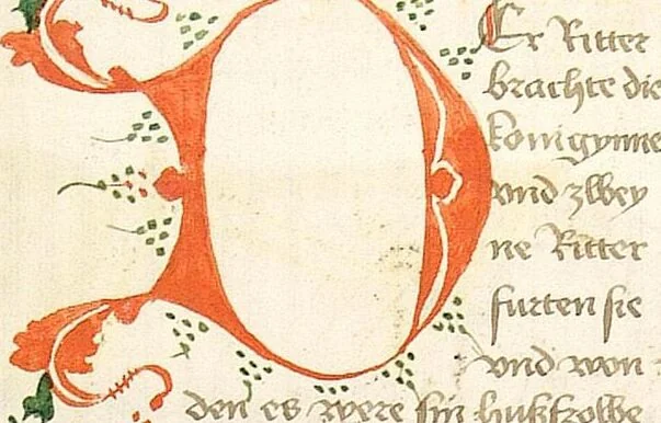 An illustration from Historia septem sapientum, dt. ; Martinus Oppaviensis: Chronicon pontificum et imperatorum, dt., 1450, leaf 160
