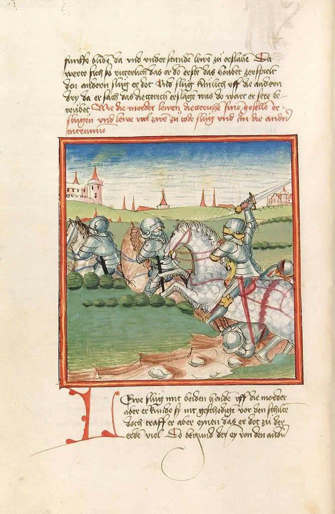 An illustration from Herpin, 1470, leaf 112