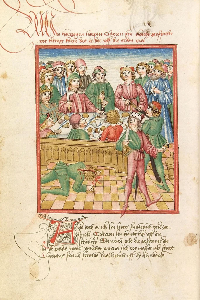 An illustration from Herpin, 1470, leaf 12
