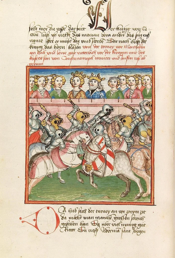 An illustration from Herpin, 1470, leaf 146