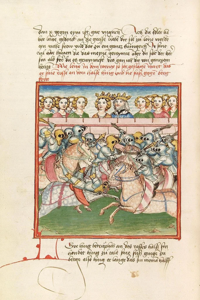 An illustration from Herpin, 1470, leaf 150