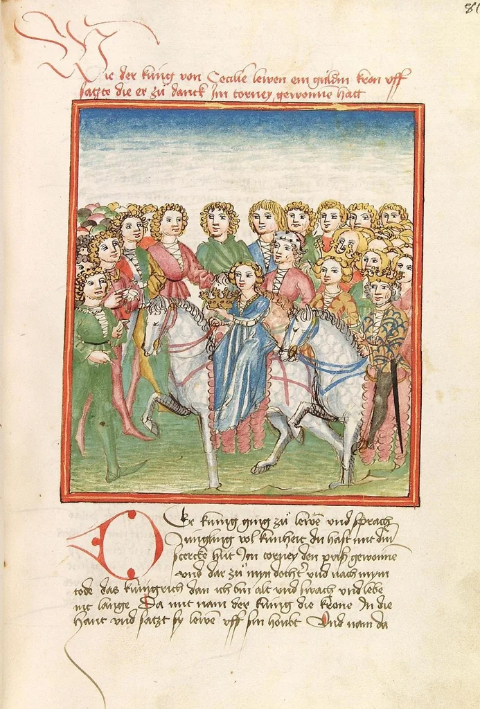 An illustration from Herpin, 1470, leaf 169