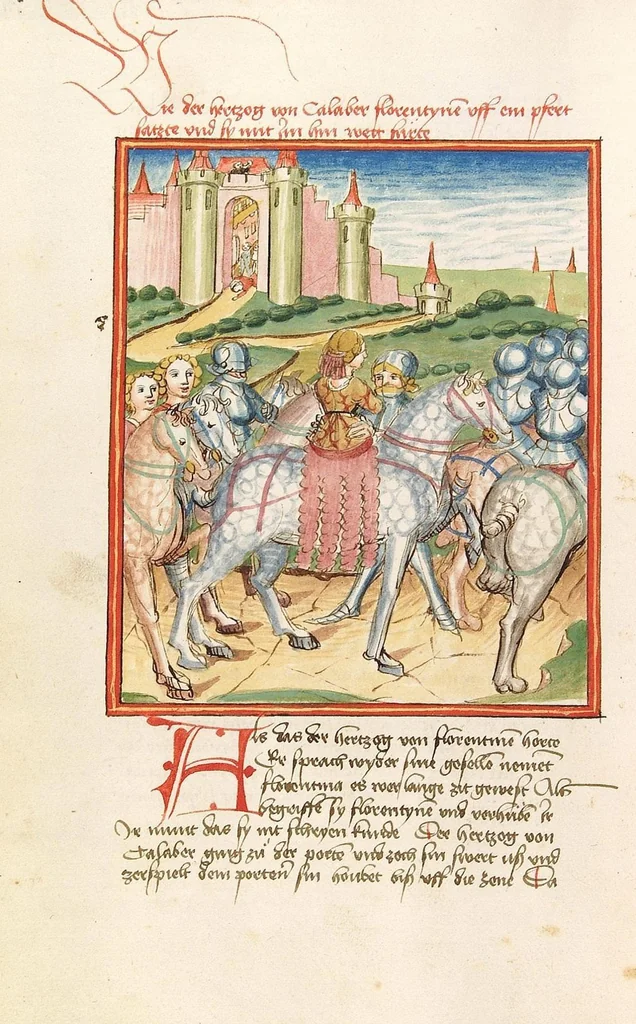 An illustration from Herpin, 1470, leaf 176