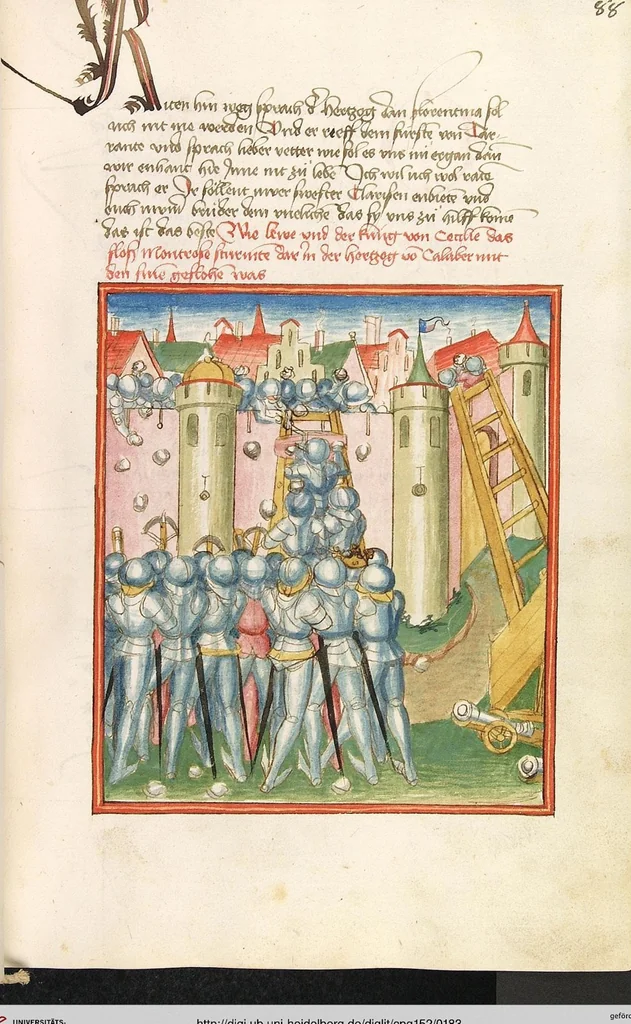 An illustration from Herpin, 1470, leaf 183