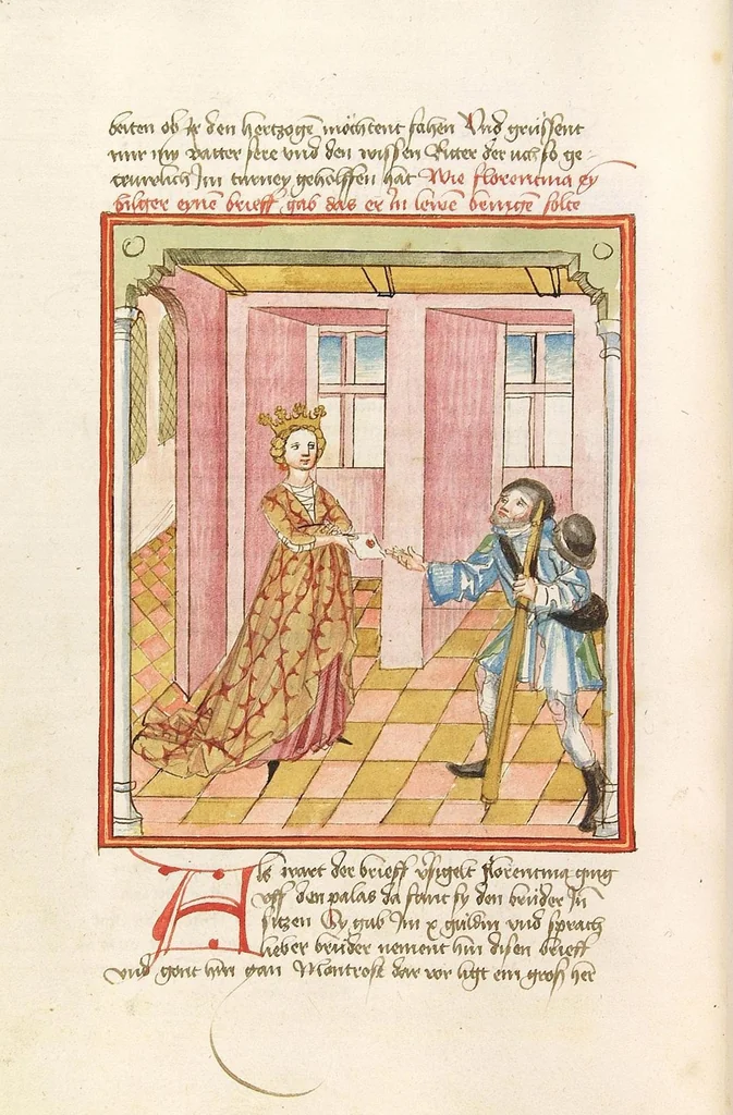 An illustration from Herpin, 1470, leaf 188
