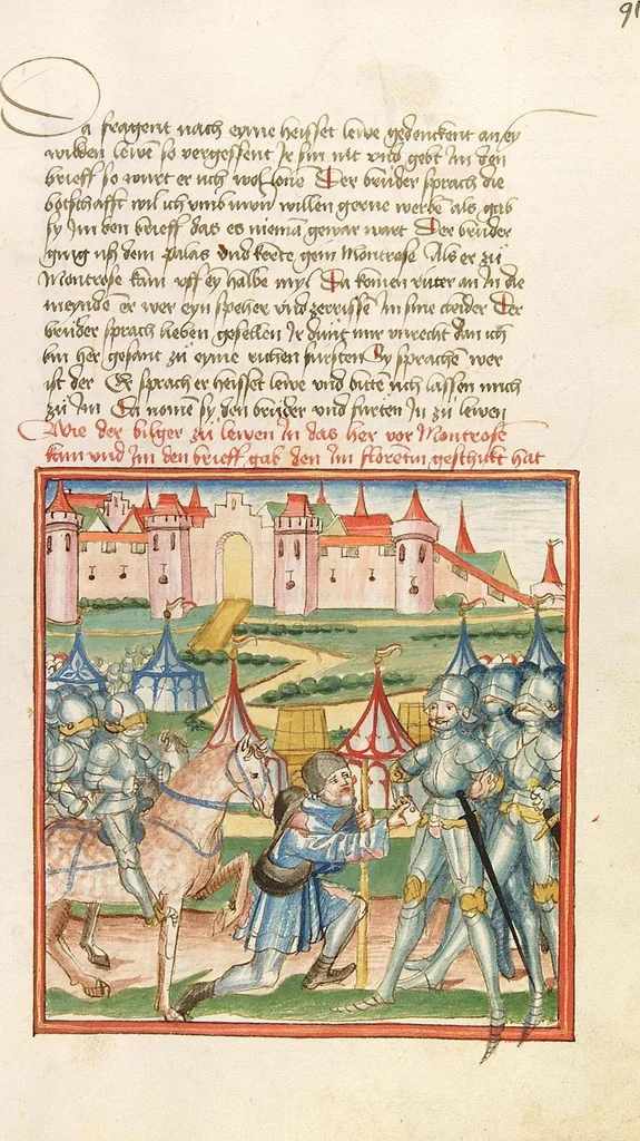 An illustration from Herpin, 1470, leaf 189