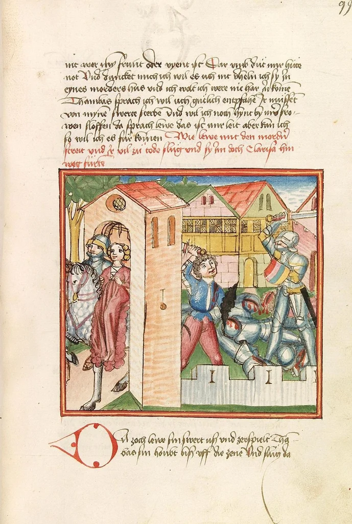 An illustration from Herpin, 1470, leaf 205