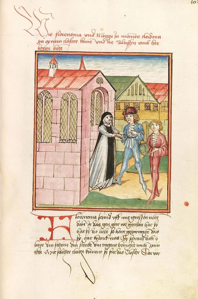 An illustration from Herpin, 1470, leaf 211