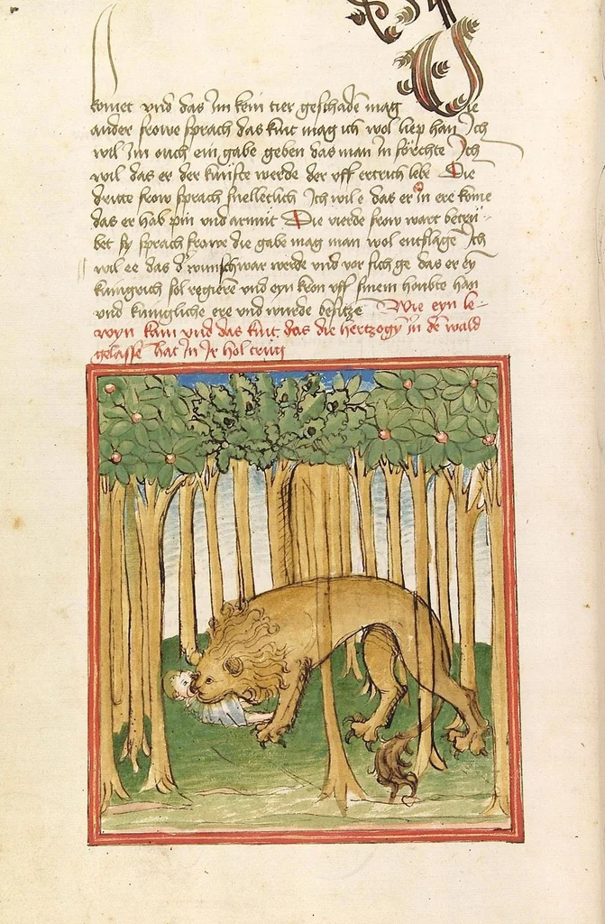An illustration from Herpin, 1470, leaf 22