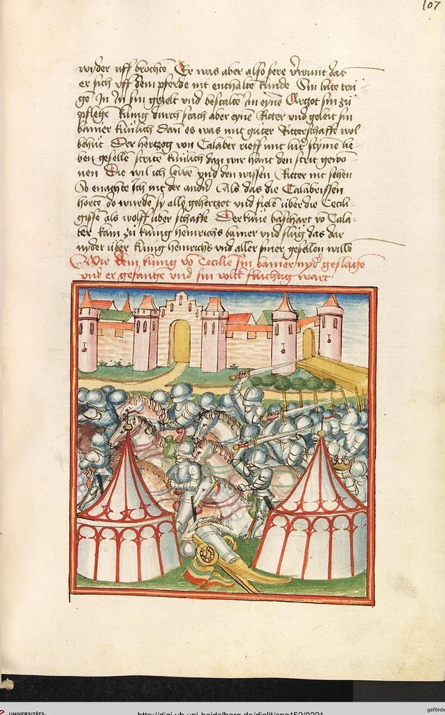An illustration from Herpin, 1470, leaf 221