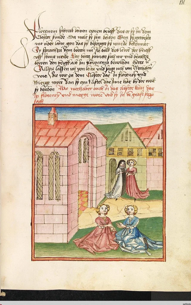 An illustration from Herpin, 1470, leaf 229