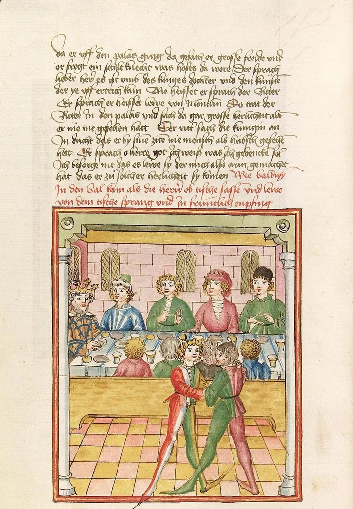 An illustration from Herpin, 1470, leaf 254