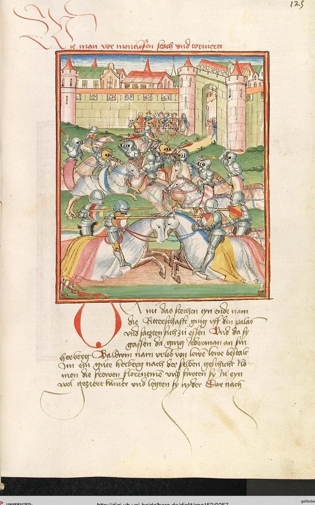 An illustration from Herpin, 1470, leaf 257