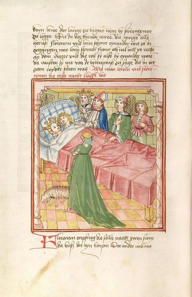 An illustration from Herpin, 1470, leaf 258